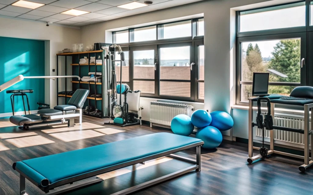 inside view of physiotherapy center - choose right physiotherapy equipment